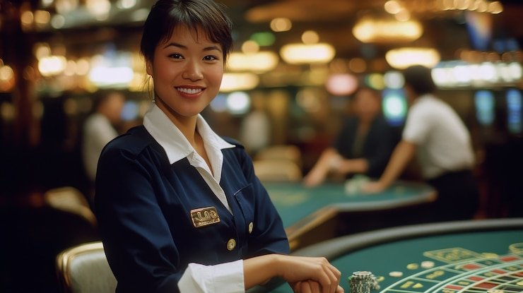 Live dealer Lightning Roulette table with multiplier display on screen